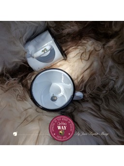 Enamel mug Christmas cookie 5 by jean-baptiste monge author illustrator ©™ tous droits réservés, reproduction interdite
