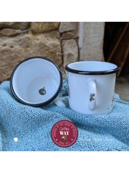 Enamel mug Christmas cookie 9 by jean-baptiste monge author illustrator ©™ tous droits réservés, reproduction interdite