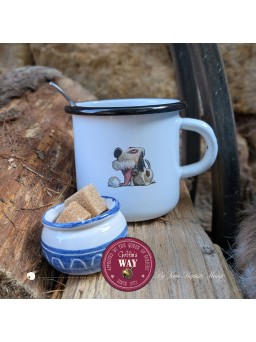 Enamel mug Christmas cookie 10 by jean-baptiste monge author illustrator ©™ tous droits réservés, reproduction interdite