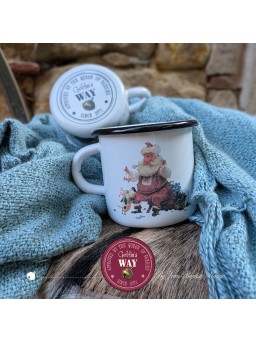 Enamel mug Christmas cookie 11 by jean-baptiste monge author illustrator ©™ tous droits réservés, reproduction interdite